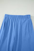 Solid Active Oversized Tee Pocketed Wide Leg Pant Set