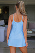 Solid Active Tunic Tank Athletic Shorts Two Piece Dress