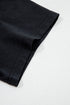 Solid Asymmetric Shoulder Detail Short Sleeve Maxi Dress