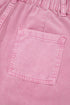 Solid Beaded Side Split Wide Leg Jeans
