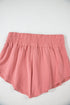 Solid Casual Cropped Tee And Ruffle Short Sets