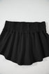 Solid Casual Cropped Tee And Ruffle Short Sets