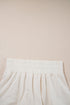 Solid Casual Cropped Tee And Ruffle Short Sets