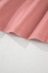 Solid Casual Cropped Tee And Ruffle Short Sets