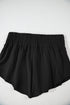 Solid Casual Cropped Tee And Ruffle Short Sets
