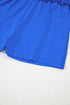 Solid Casual Drawstring Elastic Waistband Lined Tennis Skort