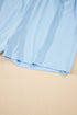 Solid Casual Drawstring Elastic Waistband Lined Tennis Skort
