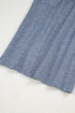 Solid Casual Frilled Drawstring Elastic Waist Wide Leg Pants