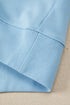 Solid Casual Loose Tee Wide Leg Drawstring Pant Set