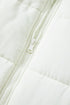 Solid Casual Oversized Stand Neck Puffer Vest