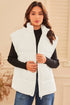 Solid Casual Oversized Stand Neck Puffer Vest