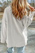 Solid Casual Relaxed Fit Flap Pocket Shirt Jacket