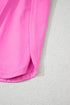 Solid Casual Sleeveless Loop Drawstring Cinched Waist Romper