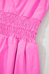 Solid Casual Sleeveless Loop Drawstring Cinched Waist Romper