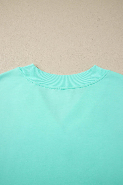 Solid Casual V Neck Short Sleeve Drawstring Short Set