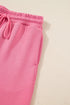 Solid Casual Zip Up Hoodie Wide Leg Pant Sets