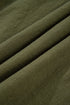 Solid Collared Half Button Long Sleeve Ruffle Hem Mini Dress