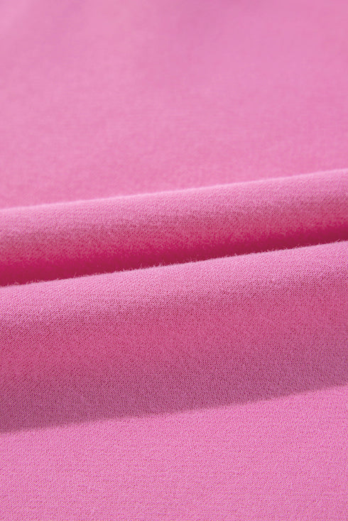 Solid Color Fleece Lined Drawstring Hoodie with Pocket