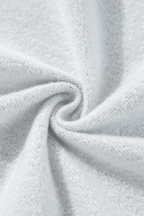 Solid Color Fleece Lined Zip up Hoodie