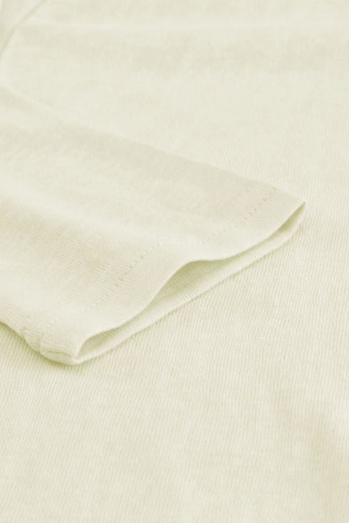 Solid Color Open-Front Buttons Cardigan