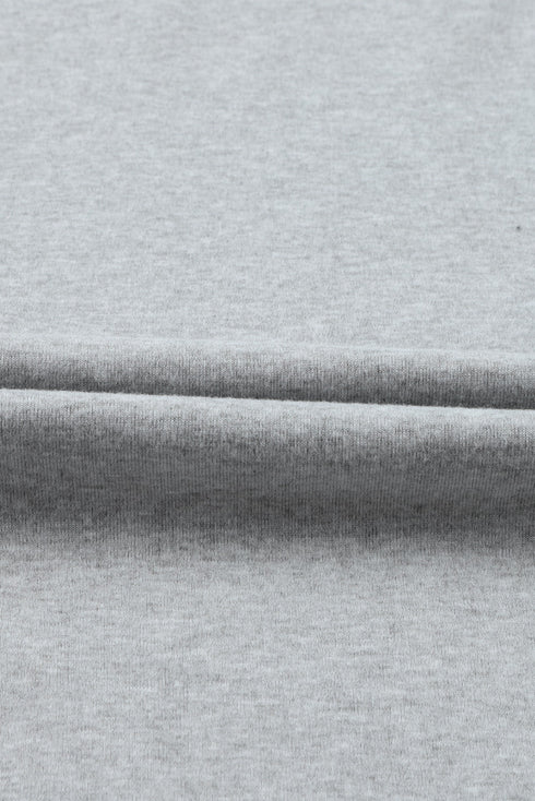 Solid Color Patchwork Long Sleeve Top