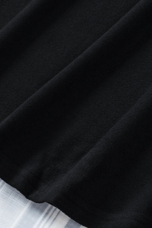 Solid Color V Neck Long Sleeve Knit Top