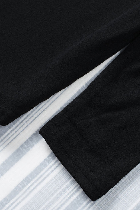 Solid Color V Neck Long Sleeve Knit Top