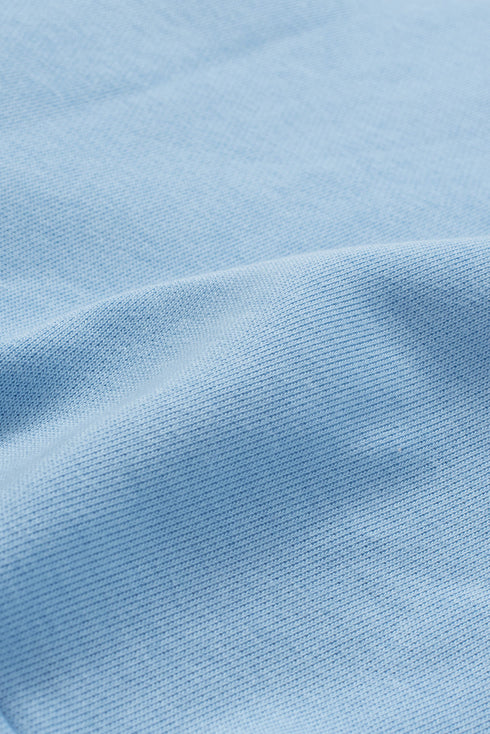 Solid Color Zip Collar Sweatshirt With Pockets