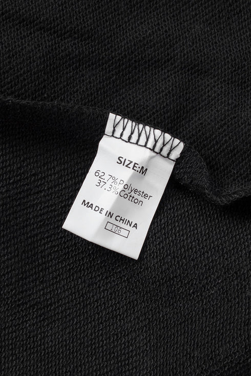 Solid Color Zip Collar Sweatshirt With Pockets