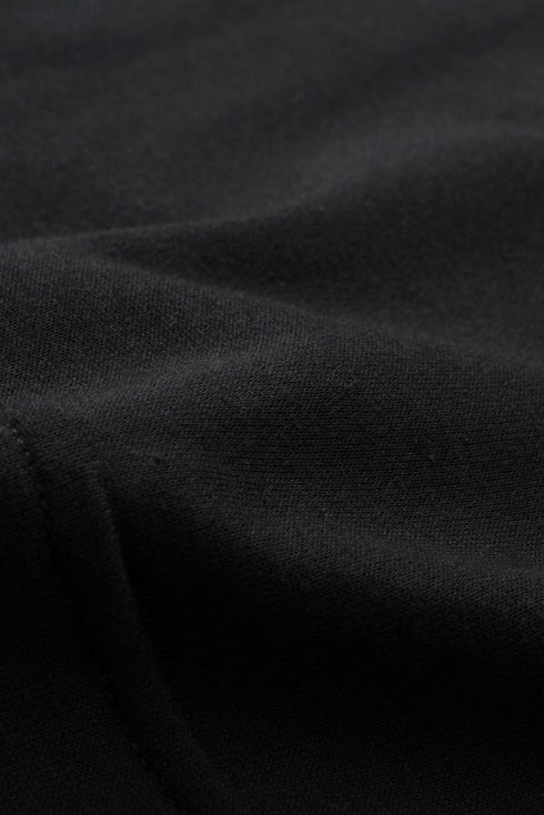 Solid Color Zip Collar Sweatshirt With Pockets