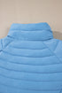 Solid Color Zip-up Quilted Puffer Jacket