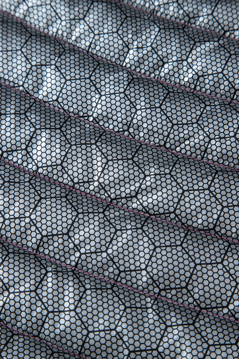 Solid Color Zip-up Quilted Puffer Jacket