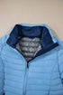 Solid Color Zip-up Quilted Puffer Jacket