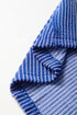 Solid Corded Textured Knit Exposed Stitching T-shirt