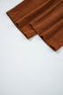 Solid Corduroy Drawstring Elastic Waist Relaxed Pants