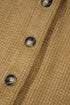 Solid Corduroy Patched Pocket Button Up Casual Jacket