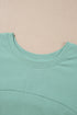 Solid Cropped Tank And Wide Leg Active Pant Set