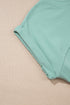 Solid Cropped Tank And Wide Leg Active Pant Set