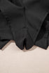 Solid Crossed Waist Tiered Flowy Casual Shorts