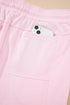 Solid Drawstring Elastic Waistband Casual Jogger Pants