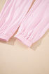 Solid Drawstring Elastic Waistband Casual Jogger Pants