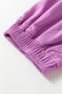 Solid Drawstring Elastic Waistband Casual Jogger Pants