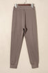 Solid Drawstring Elastic Waistband Pocketed Jogger Pants