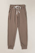 Solid Drawstring Elastic Waistband Pocketed Jogger Pants