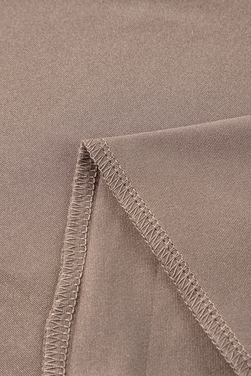 Solid Drawstring Elastic Waistband Pocketed Jogger Pants