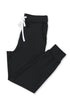 Solid Drawstring Elastic Waistband Pocketed Jogger Pants