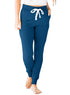 Solid Drawstring Elastic Waistband Pocketed Jogger Pants