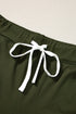 Solid Drawstring Elastic Waistband Pocketed Jogger Pants