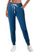 Solid Drawstring Elastic Waistband Pocketed Jogger Pants
