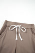 Solid Drawstring Elastic Waistband Pocketed Jogger Pants